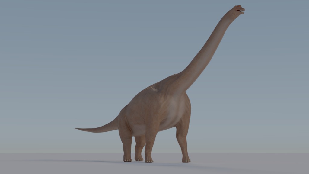 Brachiosaurus-Cycles-Rigged preview image 1